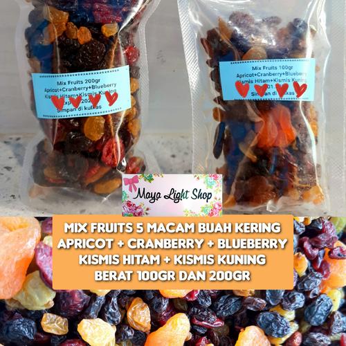 Jual jual mix fruit dry fruit buah kering raisin kismis apricot ...