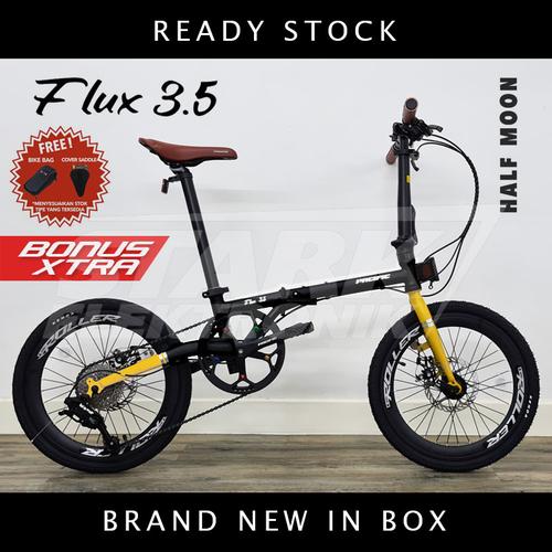 Foto Produk Pacific FLUX 3.5 Sepeda Lipat Folding Bike - Half Moon, Ban 16inch dari Stark Elektronik