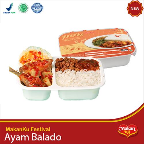 Gambar MakanKu Festival Ayam Balado | Nasi Siap Saji Dengan Ayam Balado dari MakanKu Ready Meal Kab. Sukoharjo Tokopedia
