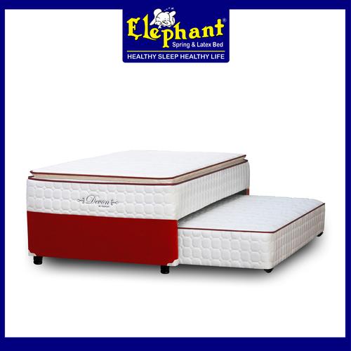 Foto Produk Elephant Springbed 2 In 1 Devon / Induk dan Sorong - 90 x 200, Maroon dari Elephant Springbed