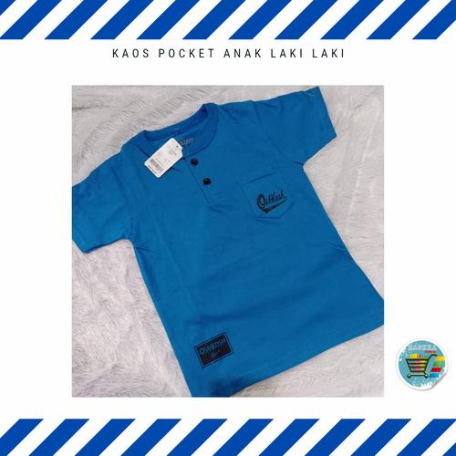 Foto Produk Kaos Anak Laki-Laki Pocket Oshkosh 8-13 Tahun - Navy, 12T dari Raskha Gallery
