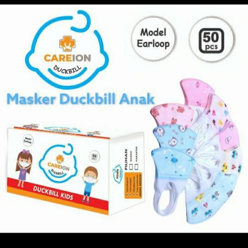 Gambar masker duckbill anak alkindo 50pcs kemenkes original dari filiafashionshop Kota Medan Tokopedia