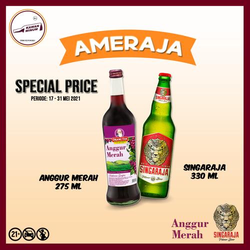 Foto Produk AMERAJA (Anggur Merah 275mL + Singaraja 330mL) dari kawan minum