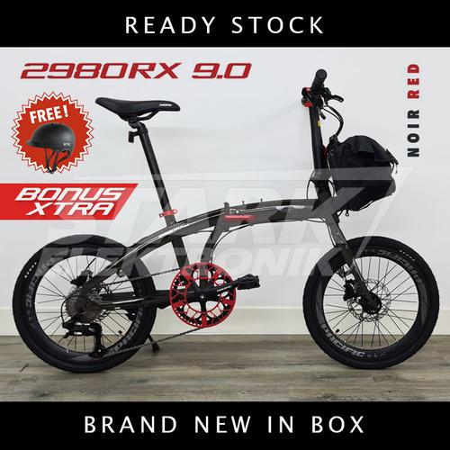 Foto Produk Pacific 2980 RX 9.0 Sepeda Lipat Folding Bike - Noir Red, Ban 16inch dari Stark Elektronik