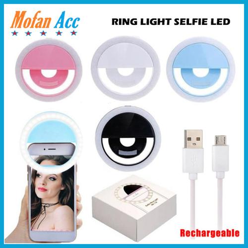 Gambar #FI008 - RING LIGHT SELFIE LED / LAMPU SELFIE / SELFIE LAMP RING dari mofan accesories Jakarta Selatan Tokopedia