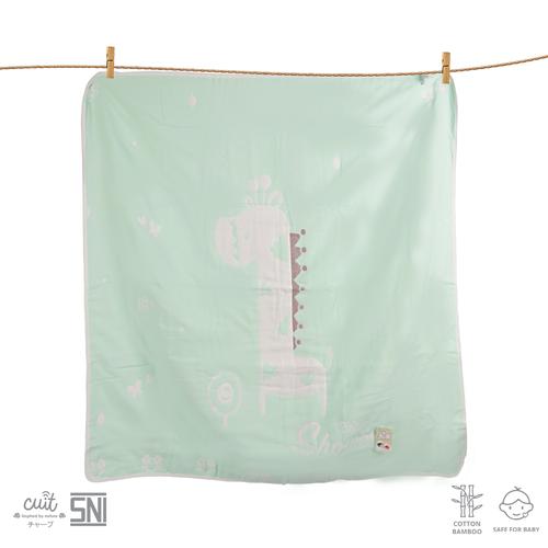 Gambar CUIT X KINTAKUN Selimut Bayi Super Sensitive Bamboo Cotton 110 x 110cm - Motif Girrafe dari Cuit Baby Wear Kab. Bandung Tokopedia