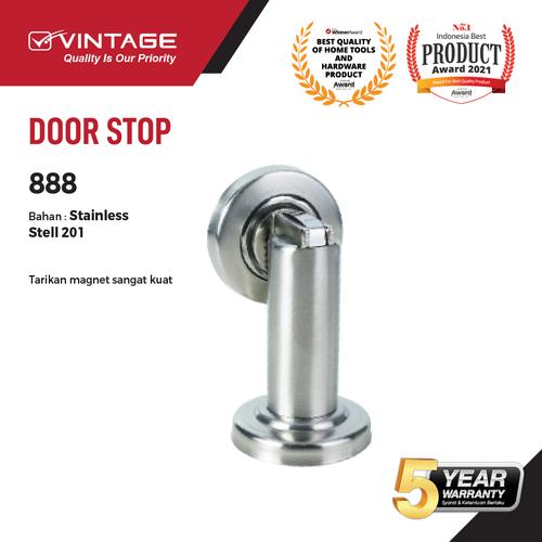 Foto Produk DOOR STOPPER/ PENAHAN PINTU MAGNETIC STAINLESS STEEL VINTAGE 888 dari VININDO OFFICIAL STORE