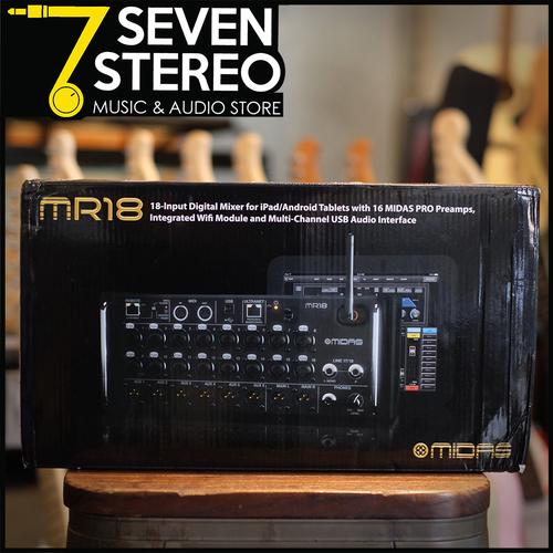 Jual Midas Mr18 18 Input Digital Mixer Integrated Wifi Module Soundcard Kota Bandung Seven Stereo Tokopedia