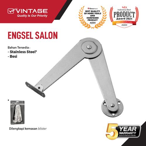 Foto Produk ENGSEL SALON BESI / ENGSEL SIKUTAN JENDELA VINTAGE UK 9" 2.0MM dari VININDO OFFICIAL STORE