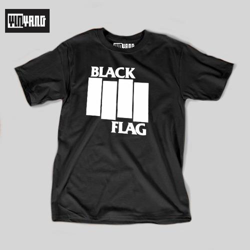Jual T-SHIRT // KAOS BAND BLACK FLAG 