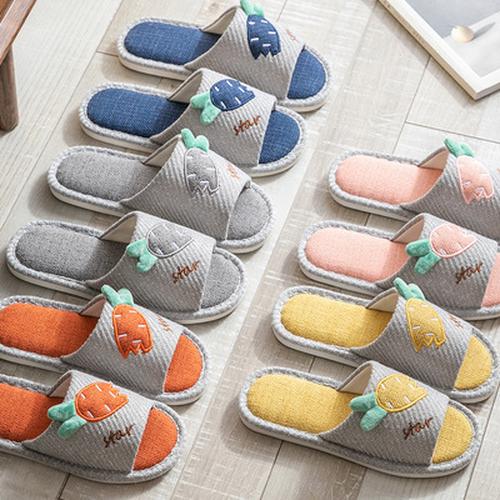 Foto Produk Arami Sendal Katun Hangat Rumah Sol Karet Anti Licin Home Slipper Room - Blue 40-41 dari Arami Lifestyle