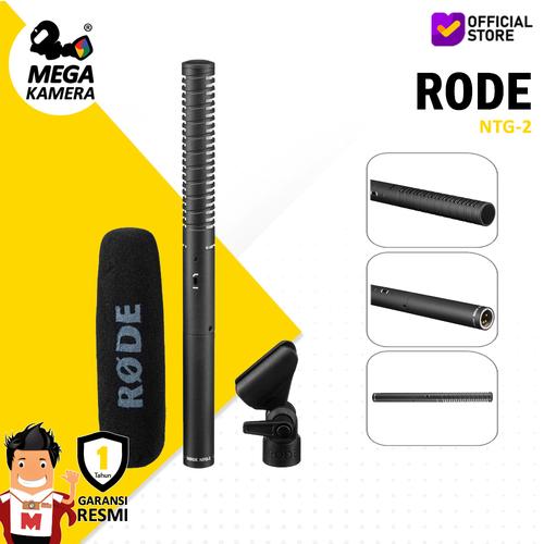 Gambar RODE NTG2 Shotgun powered Microphone, Mic Camera / DSLR / Mirrorless dari Megakamera undefined Tokopedia