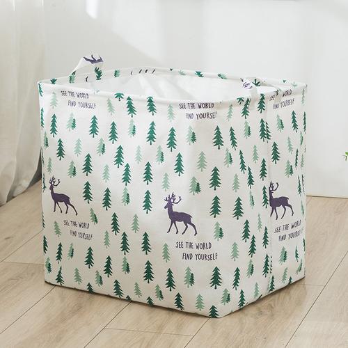 Foto Produk Keranjang Baju Laundry Bag Storage Basket Jumbo 100 Liter - Cemara dari MitraBotol