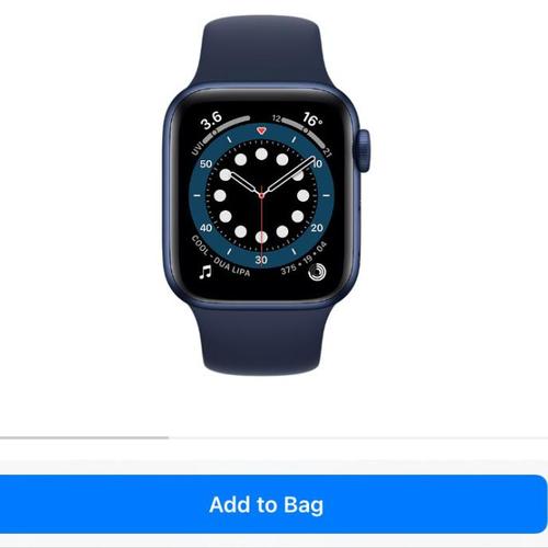 アップルウォッチシリーズ6 ネイビー 40ミリ 40mm Jual Apple
