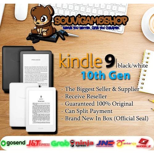 Foto Produk Amazon Kindle 9 10th 10 th gen eBook eReader - Front Light - 4GB - Hitam dari souvigameshop
