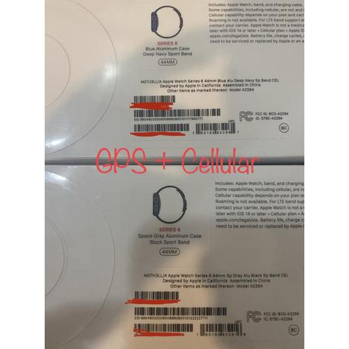 Jual Apple Watch Series 6 44Mm Aluminium Gps Cellular Sport Band - Space -  Jakarta Pusat - sisystore1 | Tokopedia