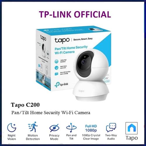 Gambar TP-Link Tapo C200 Pan/Tilt Home Security Wi-Fi Camera dari Official Brands Jakarta Selatan Tokopedia