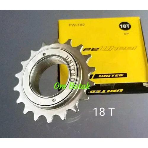 Jual UNITED freewheel sepeda 18T CP 