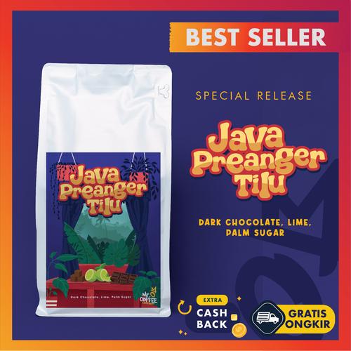 Foto Produk Biji/ Bubuk Kopi Arabika Java Preanger Tilu 500 gr | Kopi Tiwus - BIJI SANGRAI dari Mr. O Coffee