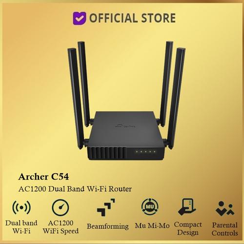 Gambar Tp-Link Archer C54 AC1200 Dual-Band Wi-Fi Router TpLink Archer C 54 dari DUNIA COMPUTER & SERVICE Jakarta Barat Tokopedia