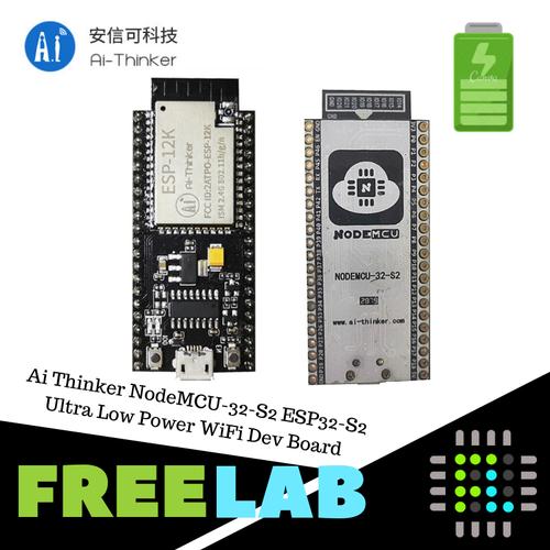 Gambar Ai Thinker NodeMCU-32-S2 ESP32-S2 Ultra Low Power CH340 WiFi Dev Board dari Freelab Jakarta Pusat Tokopedia