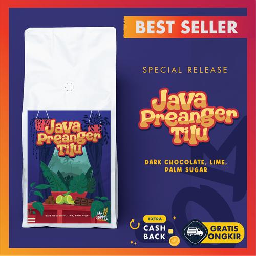 Foto Produk Kopi Tiwus di Film "Filosofi Kopi"|Kopi Arabika Java Preanger Tilu 1kg - BIJI SANGRAI dari Mr. O Coffee