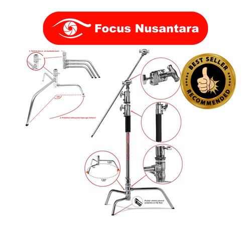 Gambar TAKARA Spirit Beta C-Stand Kit with Quick Release Turtle Base Steel dari Focus Nusantara undefined Tokopedia