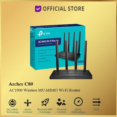 Gambar TP-Link Archer C80 AC1900 Wifi Router TpLink Archer C80 C 80 dari Dunia Mas Computer undefined Tokopedia