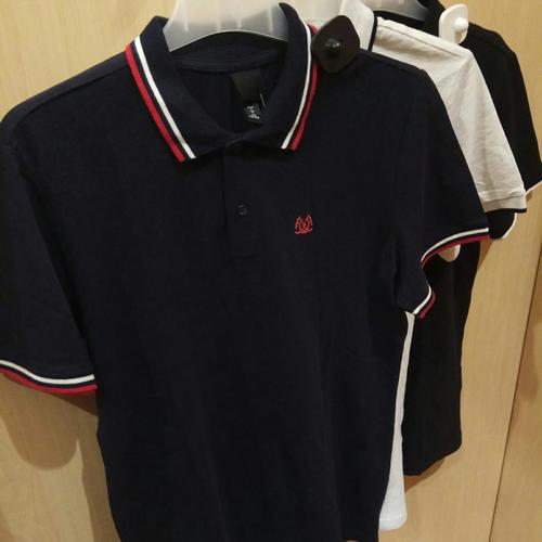 polo shirt pria original H\u0026M - Biru, XS 