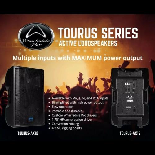 Speaker aktif wharfedale tourus AX12 /Wharfedale aktif 12 in original di  Nusantaramusik_new Tokopedia