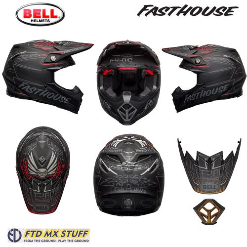 Jual HELM BELL X FASTHOUSE MOTO 9 FLEX 