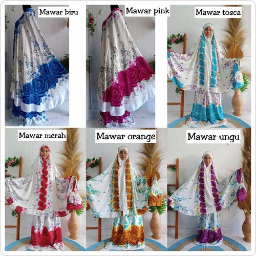 Foto Produk Mukena Bali Murah Rempel Jumbo Sakura dari MS Glow Bali Original