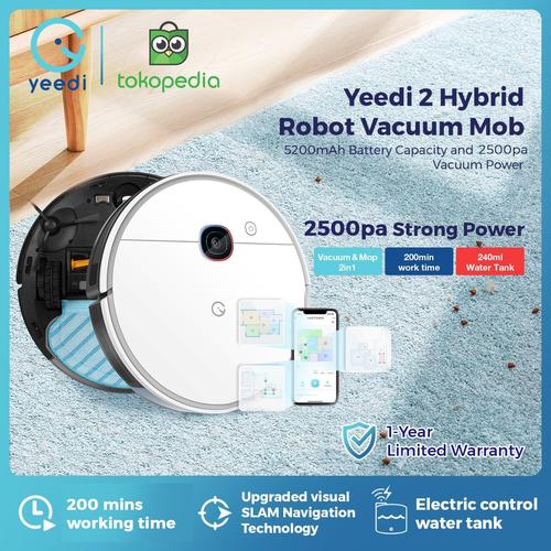 Foto Produk Yeedi 2 Hybrid Robot Vacuum Cleaner Mop dari Yeedi Indonesia