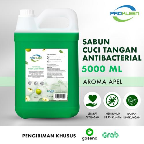 Foto Produk Sabun Cuci Tangan Antiseptik HAND SOAP PROKLEEN 5L GOSEND/GRAB - Apple dari United Cleaning Official