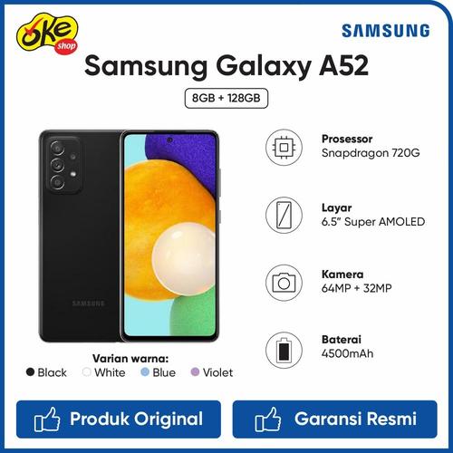 Foto Produk Samsung Galaxy A52 Smartphone (8/128GB) - White dari OKESHOP