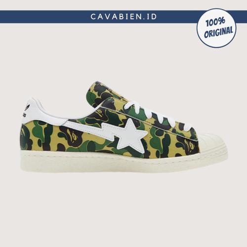 Jual ADIDAS SUPERSTAR 80S X BAPE CAMO 