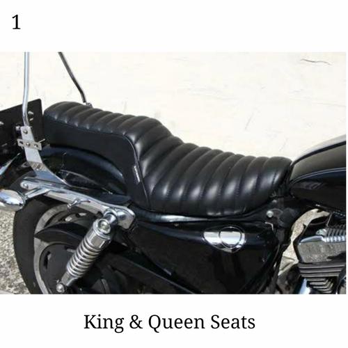 Jual king n queen seat harley davidson sportster jok harley sportster