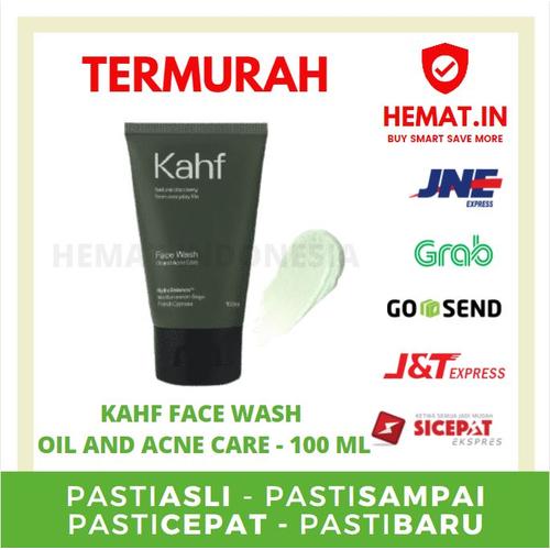Jual KAHF FACE WASH OIL & ACNE CARE SABUN WAJAH PRIA 100ML 100 ML