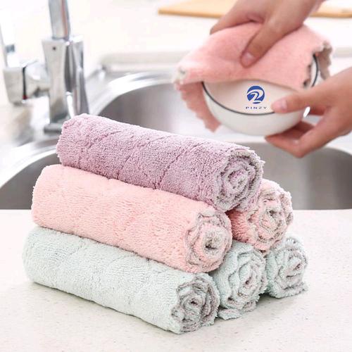 Gambar Kain Lap Anti Minyak - Kain Lap Piring - Kain Lap Microfiber - 25cm x 25cm dari PINZY Official Store Jakarta Barat Tokopedia
