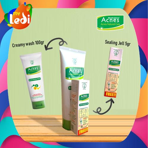 Gambar Acnes Creamy Wash 100gr FREE Sealing Jell 5gr / MY LEDI - Creamy+Sealing dari MY LEDI Jakarta Pusat Tokopedia