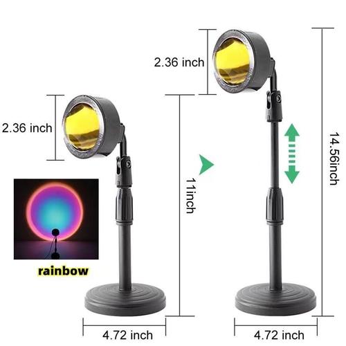 Gambar lampu tidur proyektor sunset matahari terbenam pelangi lampu selfie - RAINBOW dari Three Acc Jakarta Utara Tokopedia