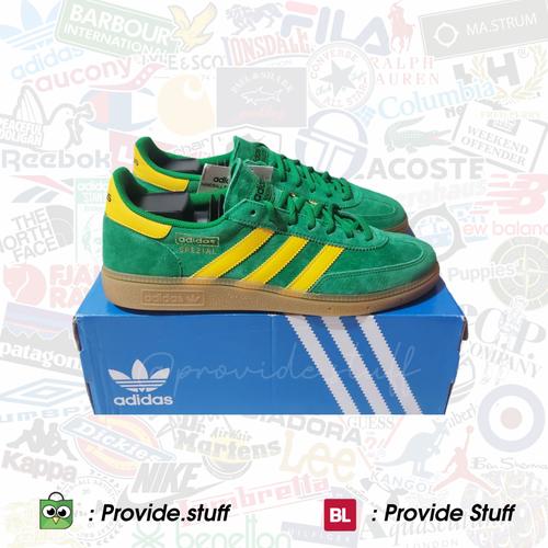 adidas spezial green trainers