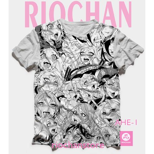 Kaos Custom Anime Ahegao Echii - AHE 