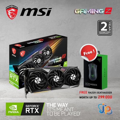 Foto Produk VGA MSI Geforce RTX 3080 10GB Gaming Z Trio - 10 GB DDR6X dari Jaya PC
