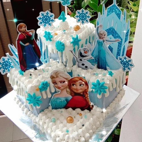 Jual kue ulang tahun karakter frozen#birthday cake/kue ulang tahun anak