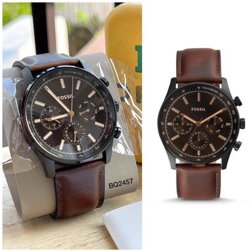 Jual BQ2457 leather brown man watch 