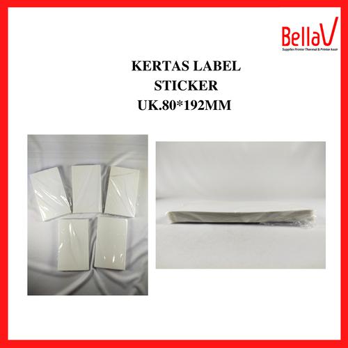 Gambar Kertas Thermal Sticker Label 80mm 1 Roll dari BellaV Official Jakarta Barat Tokopedia