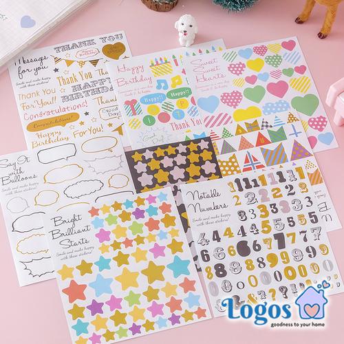 Jual Sticker Star Rainbow. Stiker reward poin Anak hadiah. Bintang ...