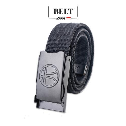 Foto Produk JFR Ikat Pinggang Kepala Besi Sabuk Gesper Pria Best Seller JBELT-04 - Hitam dari Jennifer Wallet