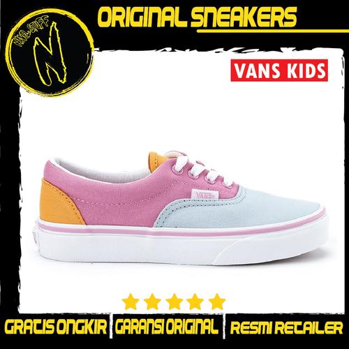 VANS Toddler Kids Era Color Block Puchsia Pink Sepatu Anak Original Merah  Muda, Y di Navel Stuff Official Tokopedia